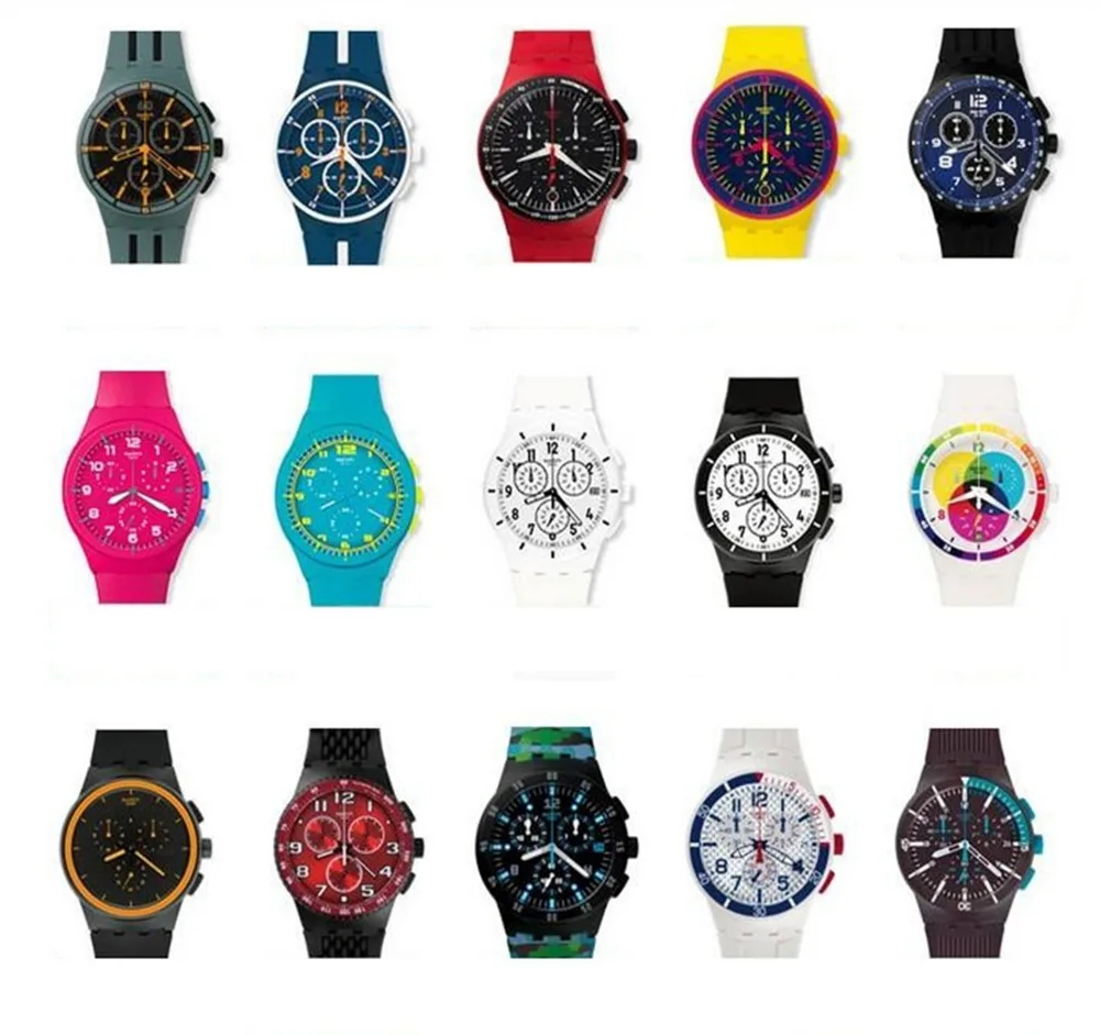 Ремешок силиконовый для наручных смарт-часов резиновый браслет Swatch 16 мм 17 19 20