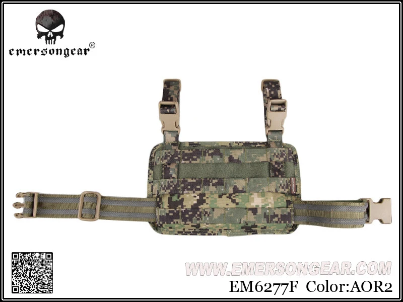 Emersongear Emerson модульная Rife Leg панель сумка тактическая Молл падение ножная сумка охотничий пистолет кобура Спорт на открытом воздухе Молл Сумка