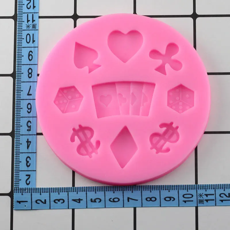 Игральные карты в форме шоколада конфет форма 3D искусственный шоколад