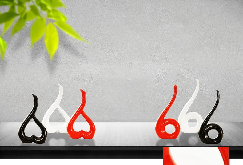 

1 шт. Современная креативная фарфоровая Цветочная ваза с орнаментом сердечка-фигурные украшения лучший свадебный подарок MO 023