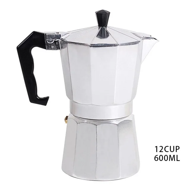 12 cups 600ml YRP Mocha латте Кофеварка итальянская Мока эспрессо Cafeteira Percolator горшок 1 чашка/3 чашки/6 чашек/9 чашек/12 чашек плита кофеварка - Цвет: 12 cups 600ml