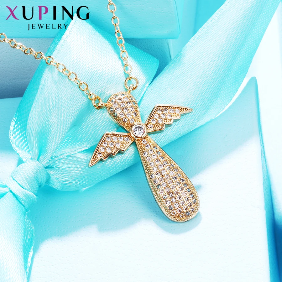 Xuping Новое поступление модное ожерелье с подвеской в виде креста для женщин