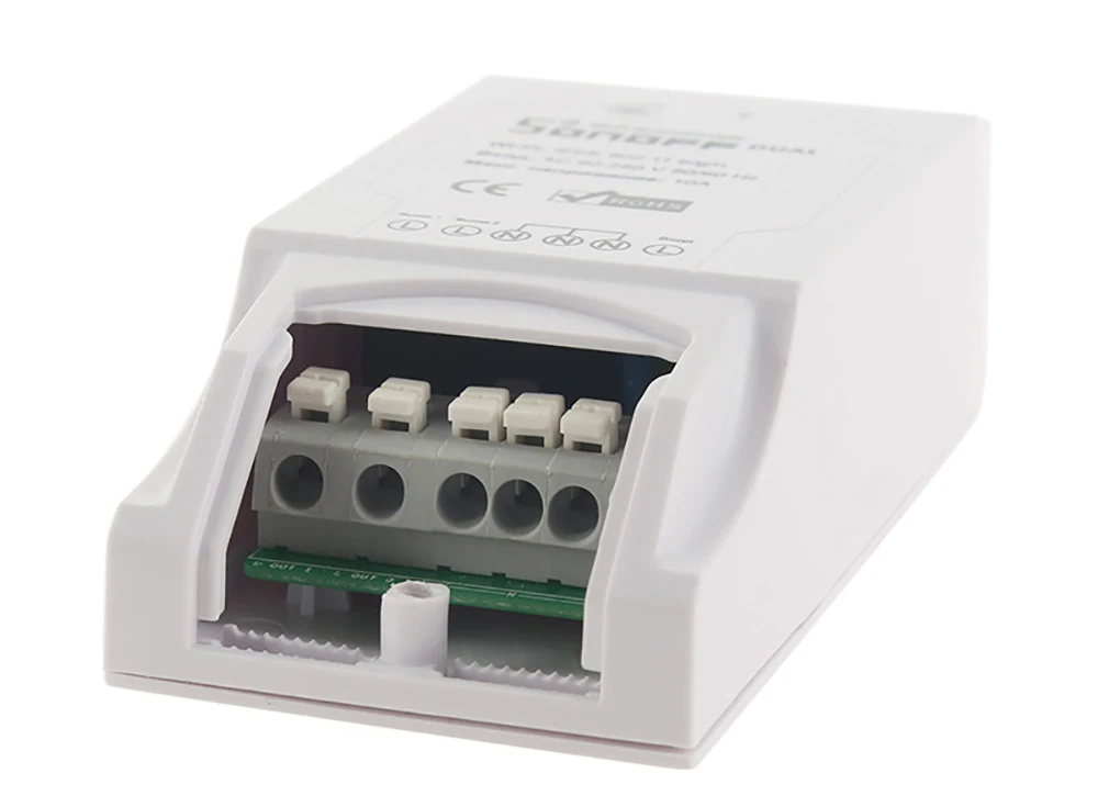 Высветильник ель света Sonoff Двухкнопочный с поддержкой Wi Fi 10 шт.|cable winder|cable protector