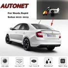 Камера заднего вида для Skoda Rapid Sedan 2012  2015, камера ночного видения HDCCDномерного знака