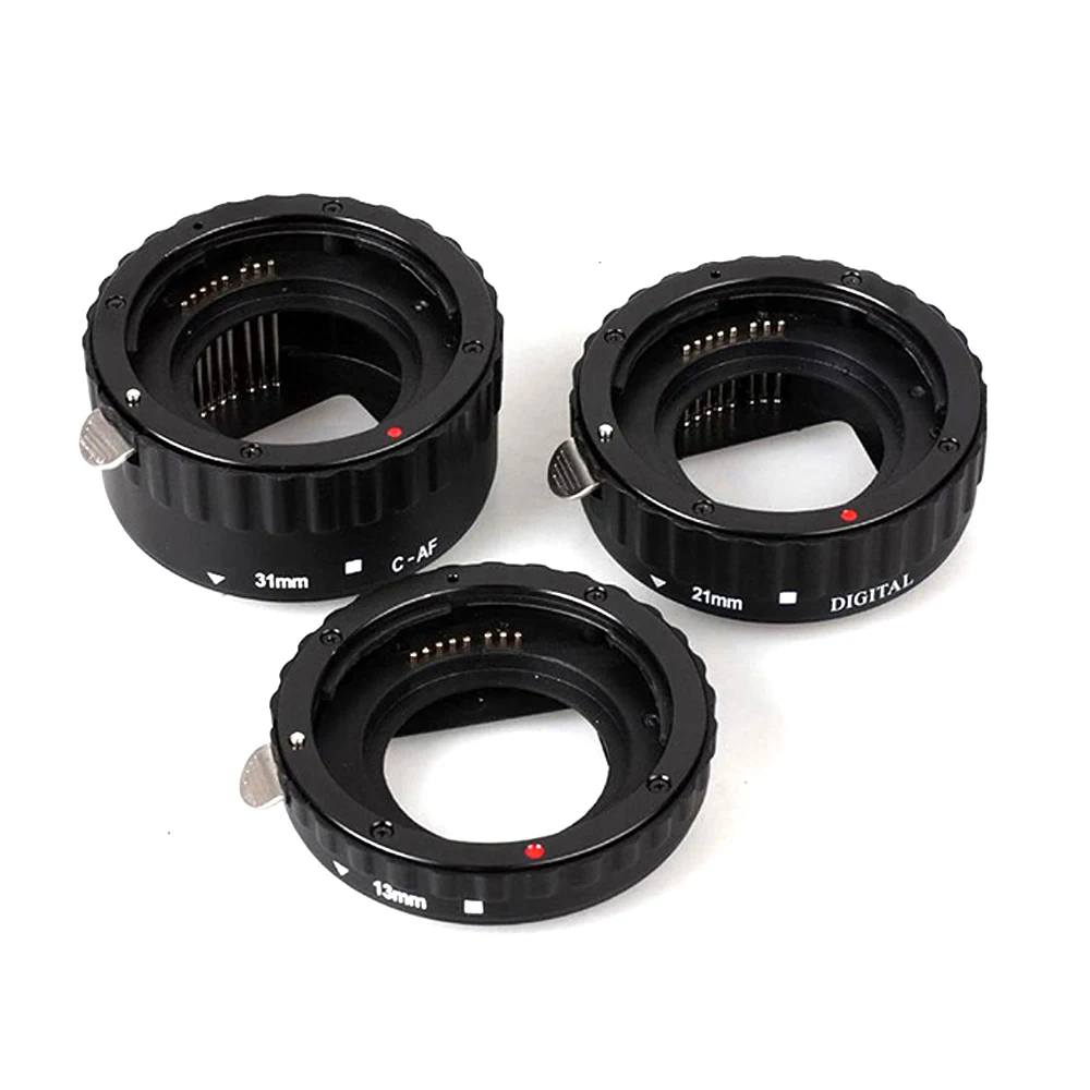 Металлическое Крепление с автофокусом AF макро Удлинительное Кольцо для