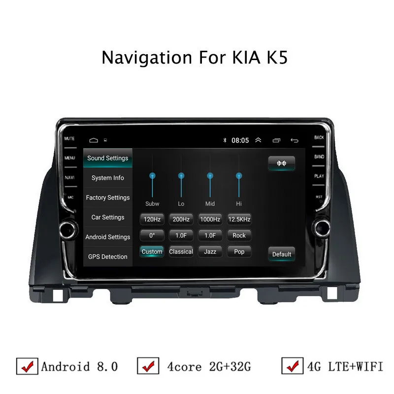 10 1 &quotAndroid 6 0/8 Автомобильная dvd навигационная система для Kia K5 Оптима 2017 2018