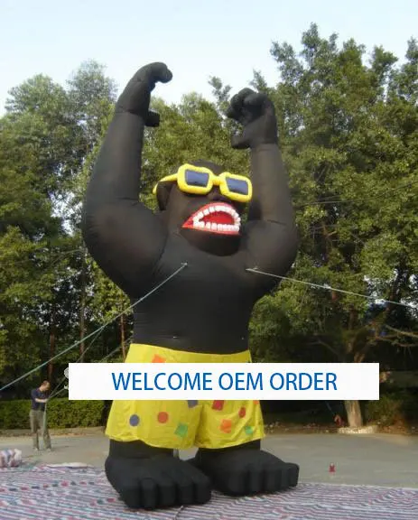

1pc Cartoon character inflatable model DC05 Inflatable Gorilla 33ft high Repair Kits