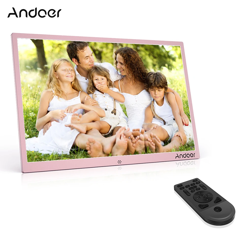 Andoer 17 дюймов светодиодный цифровой фоторамка 1080P Поддержка случайный игровой