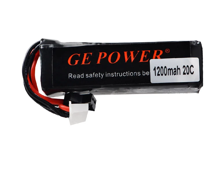 Батарея GE Power RC Lipo 7 4 В 11 1 1200 мАч 20C 3S для мини страйкбольного пистолета HK416|lipo battery