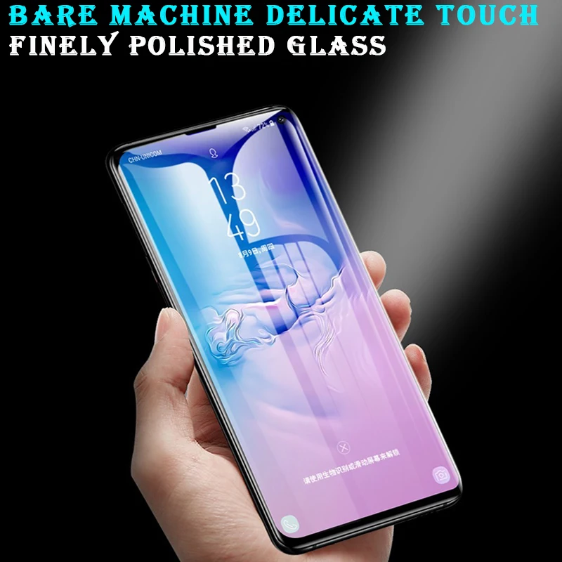 Полная изогнутый закаленное Стекло для samsung Galaxy S10 S8 плюс Примечание 8 9 Экран