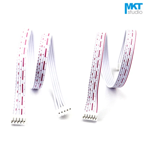 

100Pcs 40cm Double PH2.0 Header AWG26 Red White Wire Cable 11P 12P