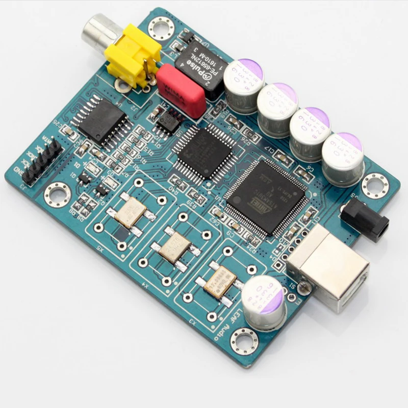 Новый Amanero USB цифровой интерфейс IIS ATSAM3U1C + XC2C64A WM8805 коаксиальный ies DSD выход
