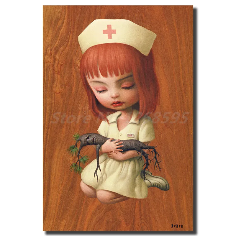Постеры на холсте Mark Ryden Tree Show Nurse Sue HD с принтами настенная живопись декоративная