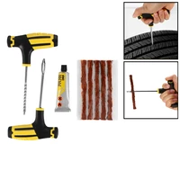 universal car tire repairing tools set automotive tubeless vacuum tires repaire tool patch kit professional accessories