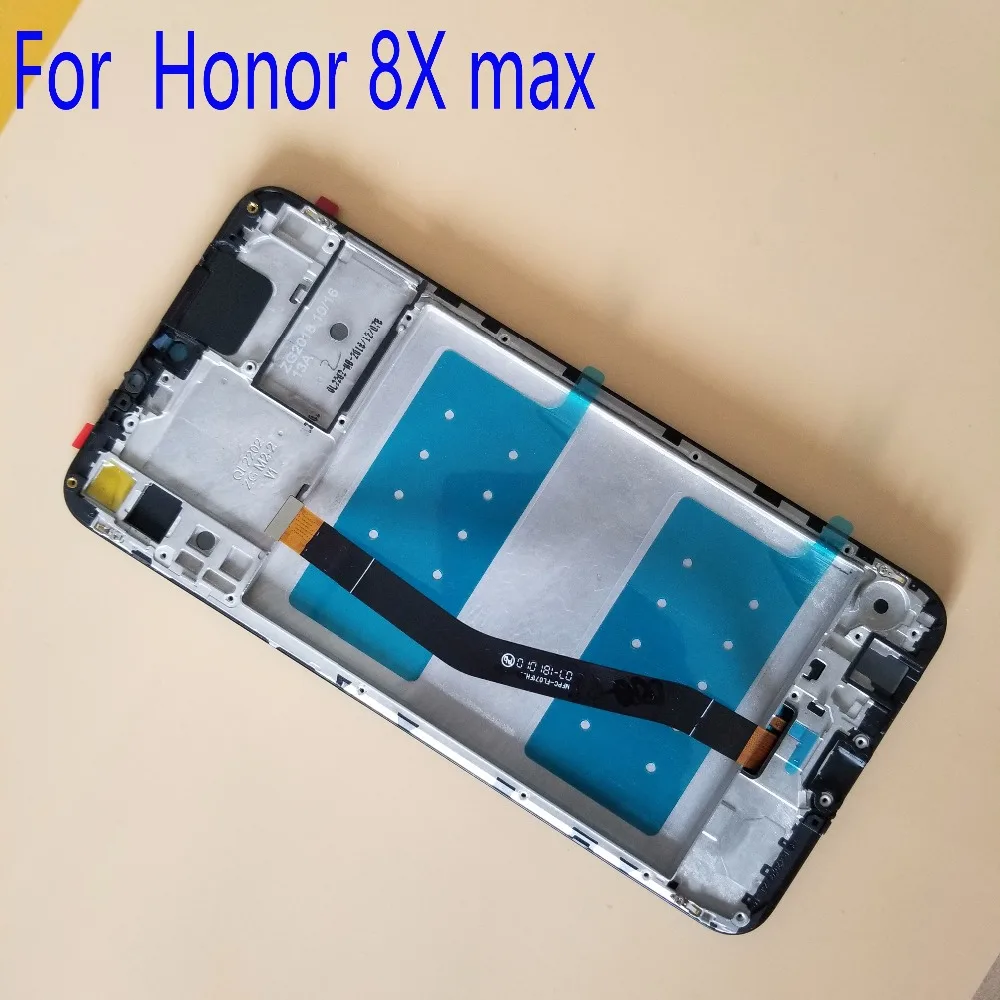 С рамкой 7 12 &quotдля huawei Honor 8X Max ЖК дисплей кодирующий преобразователь сенсорного
