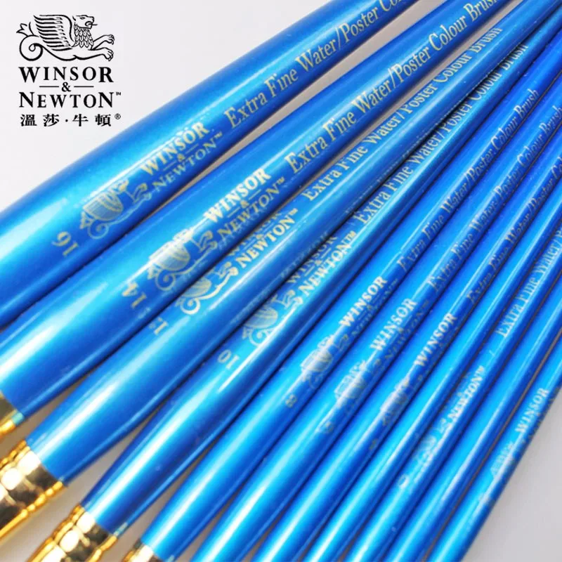 Winsor& Newton очень тонкая водная Цветная кисть, ручка, норковый наконечник для волос Cotman