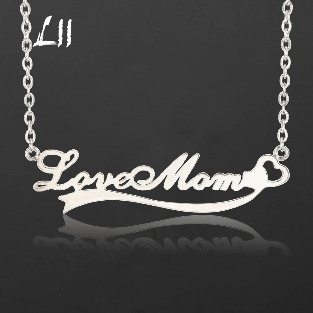 L11 ожерелье из нержавеющей стали золотого цвета ожерелья на заказ для женщин