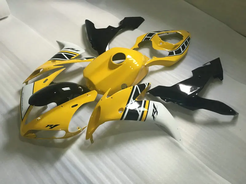 Комплект обтекателей для мотоцикла YAMAHA YZFR1 04 05 06 YZF R1 YZF1000 2004 2005 2006 ABS Желтый Черный