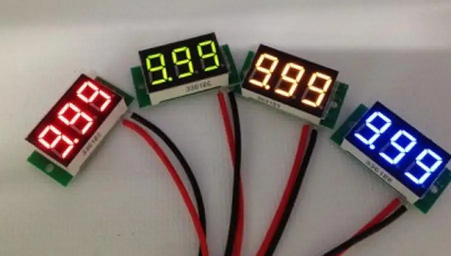 28 inch dc 0-100v 2/3 wire mini gauge voltage meter voltmeter led display digital. Вольтметр 3 вольта. Цифры 14мм 3 разр. Вольтметр 3 вольта. Вольтметр 3 вольта.