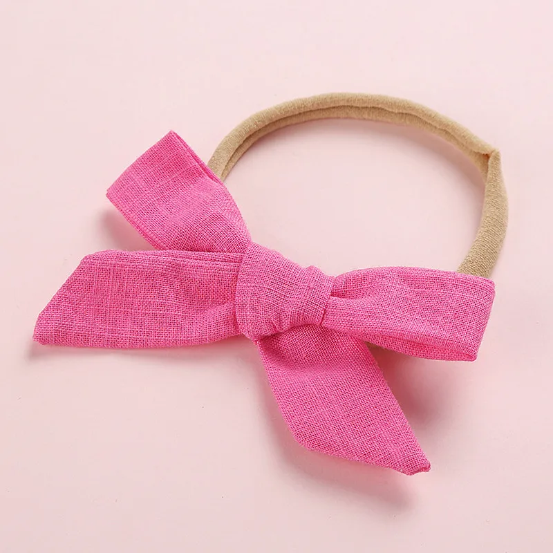 50pcs Bulk Price Girls Bows Nylon Headbands Super Soft Traceless Cotton Head Bands For Baby Hair Wraps Kids Adult | Детская одежда и