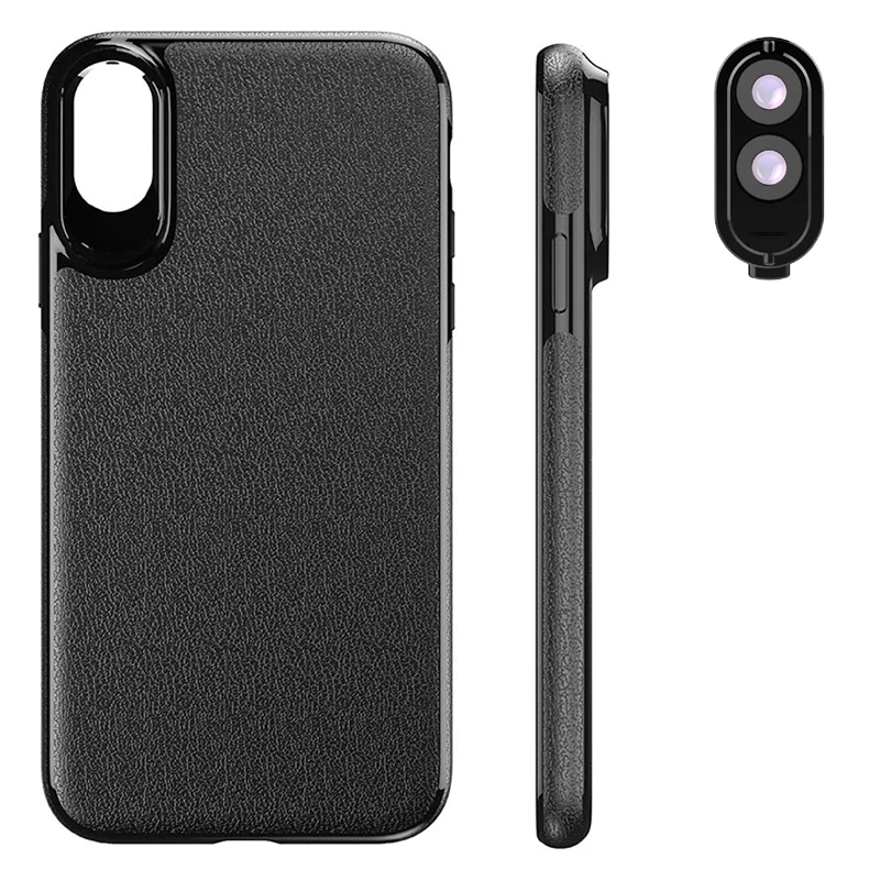 3 в 1 комплект для объектива телефона с двойной камерой iPhone X XS защитным чехлом