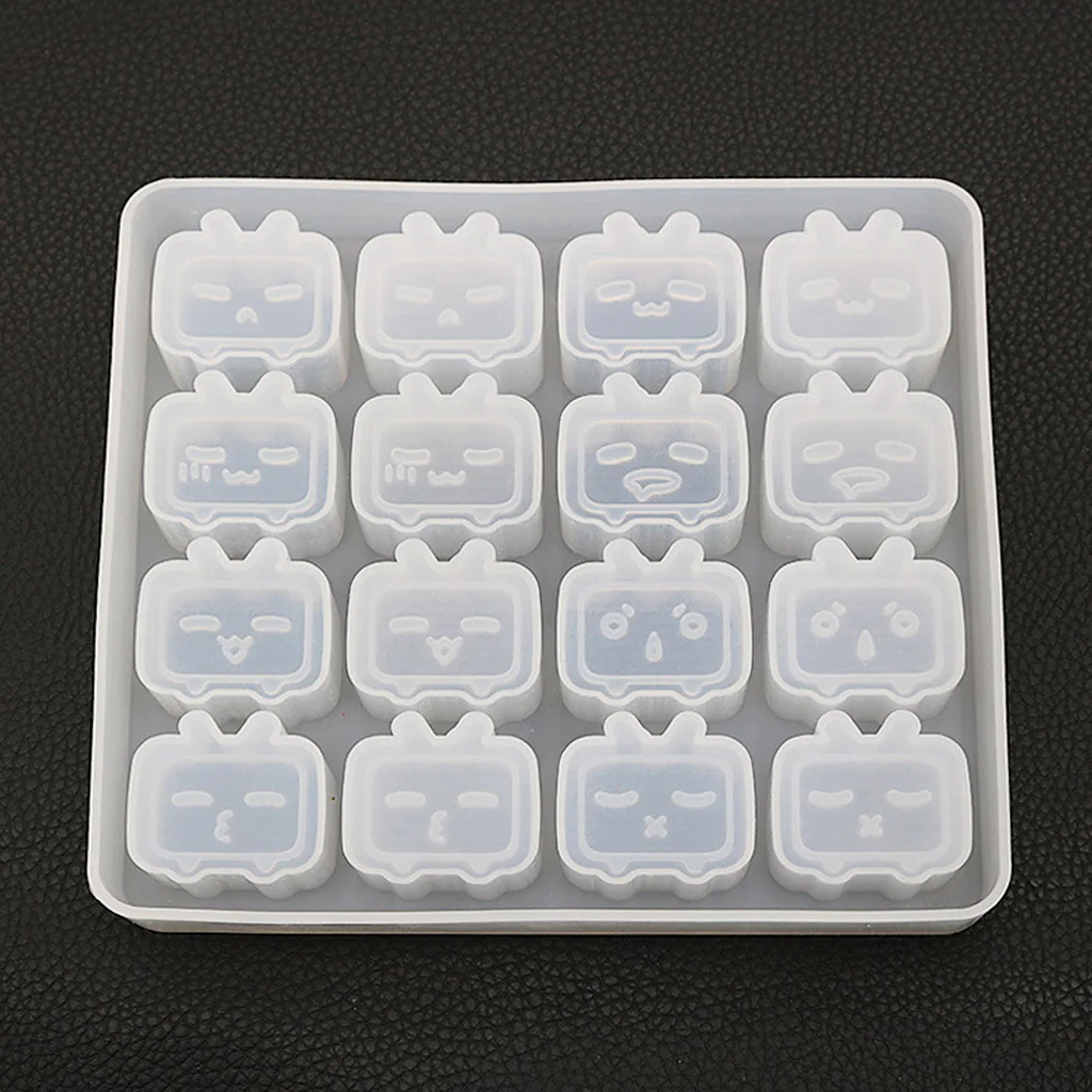 Cartoon Television Pendant UV Resin Mold Jewelry Silicone Mold Jewelry Making