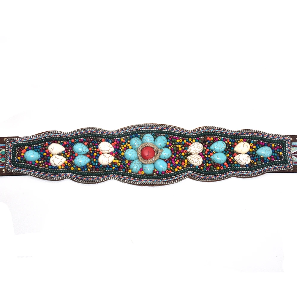 Gypsy Hippie Boho Bohemian Belly Chain Belt Dance Body Ethnic Sash Casual Waist Dresse Retro Black Leather Belts |