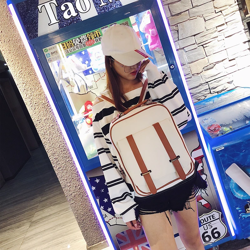 2019 Для женщин женский кожаный рюкзак рюкзаки Mochila Feminina Большой Школьный для