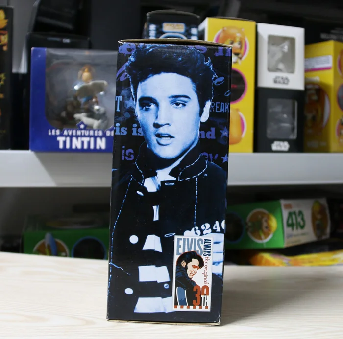NECA Head Knockers король камня Jailhouse Rock и 1957 год в золоте 2 Ver. 8 дюймов фигурка с качающейся