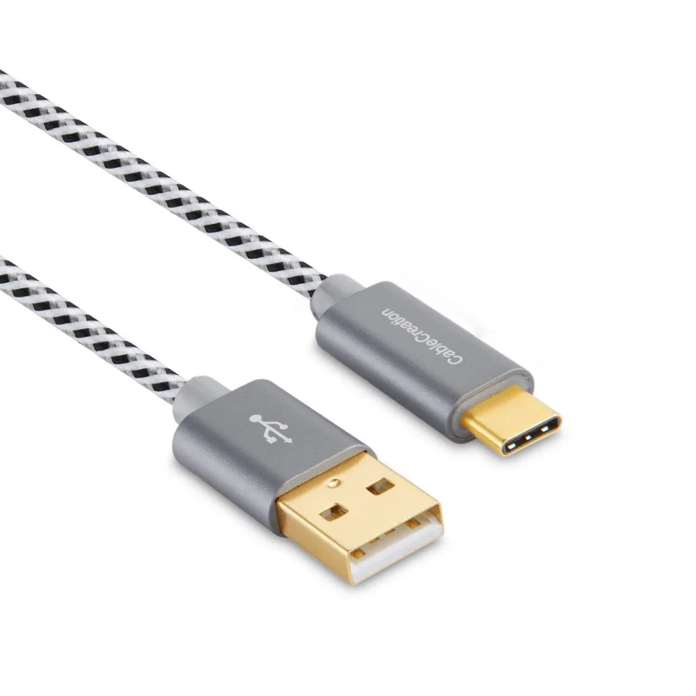 Кабель CableCreation USB Type-C плетеный кабель C-USB 2 0 A Для Huawei P30 P40 Pro Mate Samsung S21 Xiaomi 11 |
