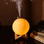 Увлажнитель воздуха ультразвуковой с Лунной лампой, 880 мл, 3 цвета