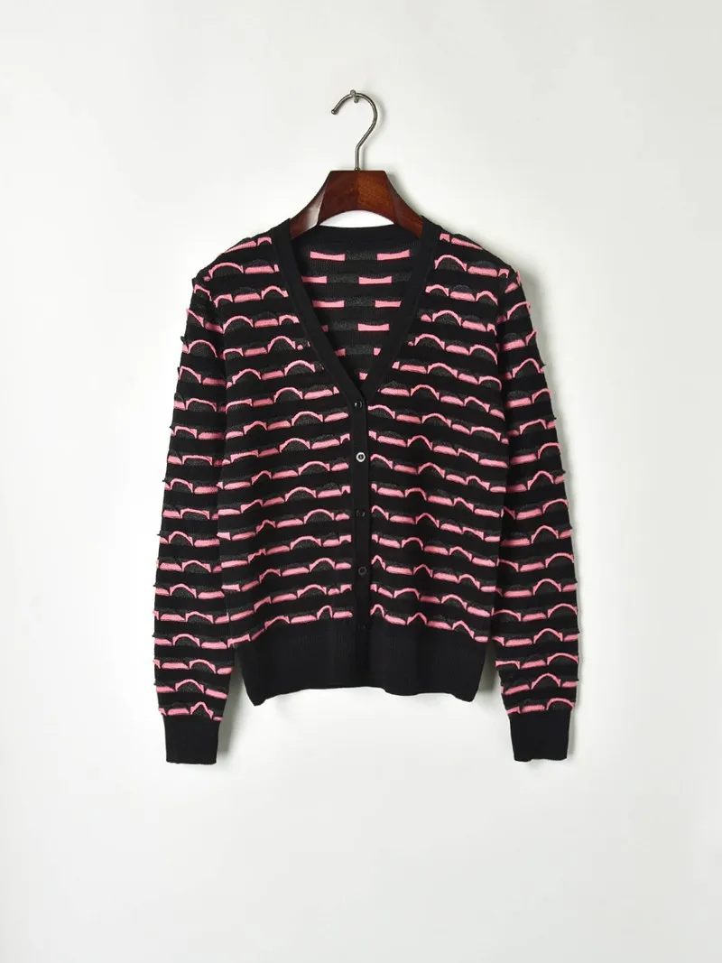 2019 роскошный дизайнер бренд весенний трикотаж шерстяной джемпер женский v