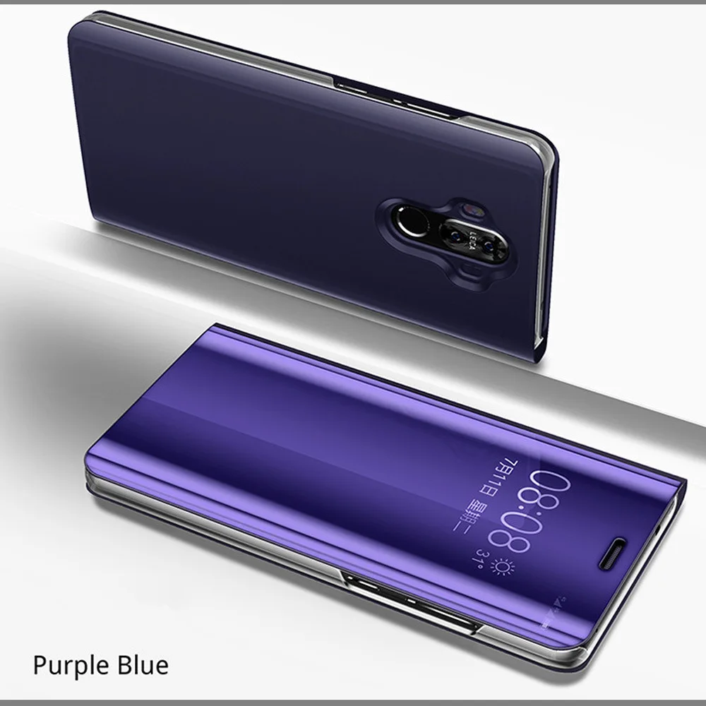 Роскошное умное зеркало флип чехол для huawei P20 P10 lite P9 P8 Lite Коврики 8 9 10 20 pro lite honor 8 9 lite 10 8X Макс крышка
