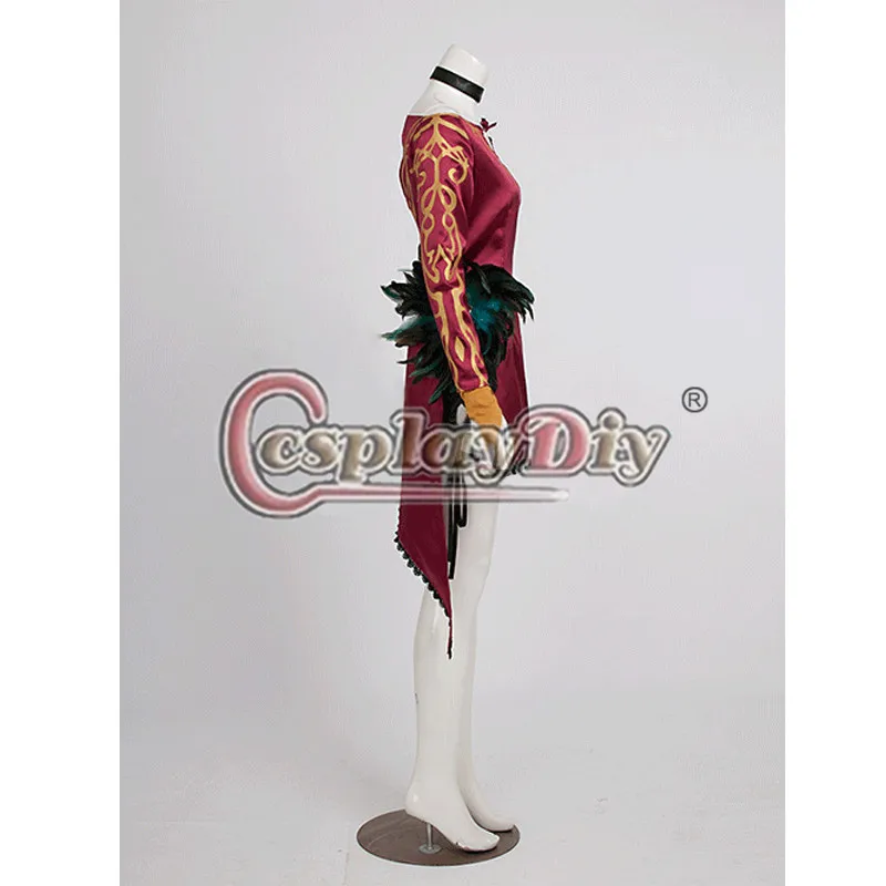 Cosplaydiy Cinder осень косплей RWBY платье для взрослых женщин Хэллоуин Карнавальный