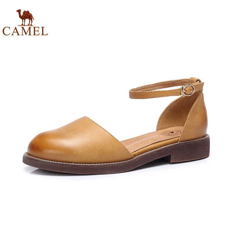 CAMEL/2018 г. Новые летние женские сандалии модная повседневная элегантная Пряжка