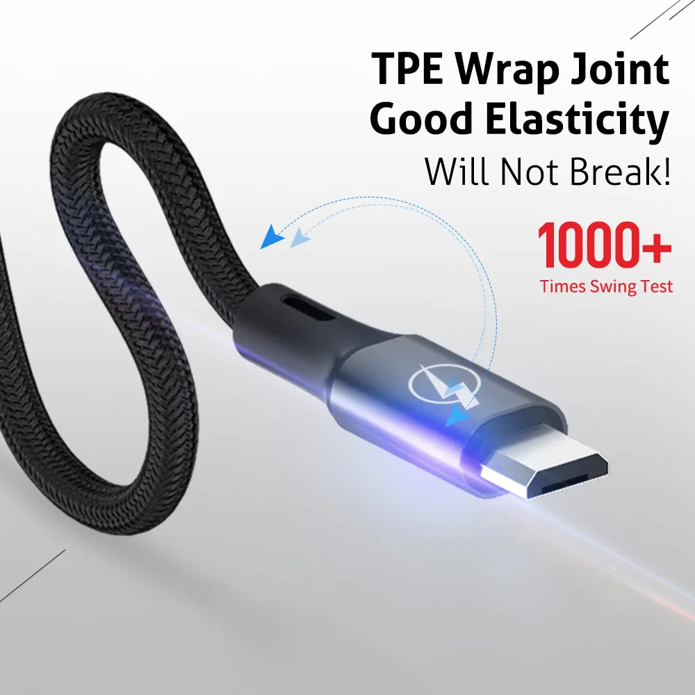 SooPii 0,3 м/1,2 м 3 в 1 USB кабель для Iphone Micro USB кабель для устройств Android type-c 3A кабель для быстрой зарядки для samsung S9