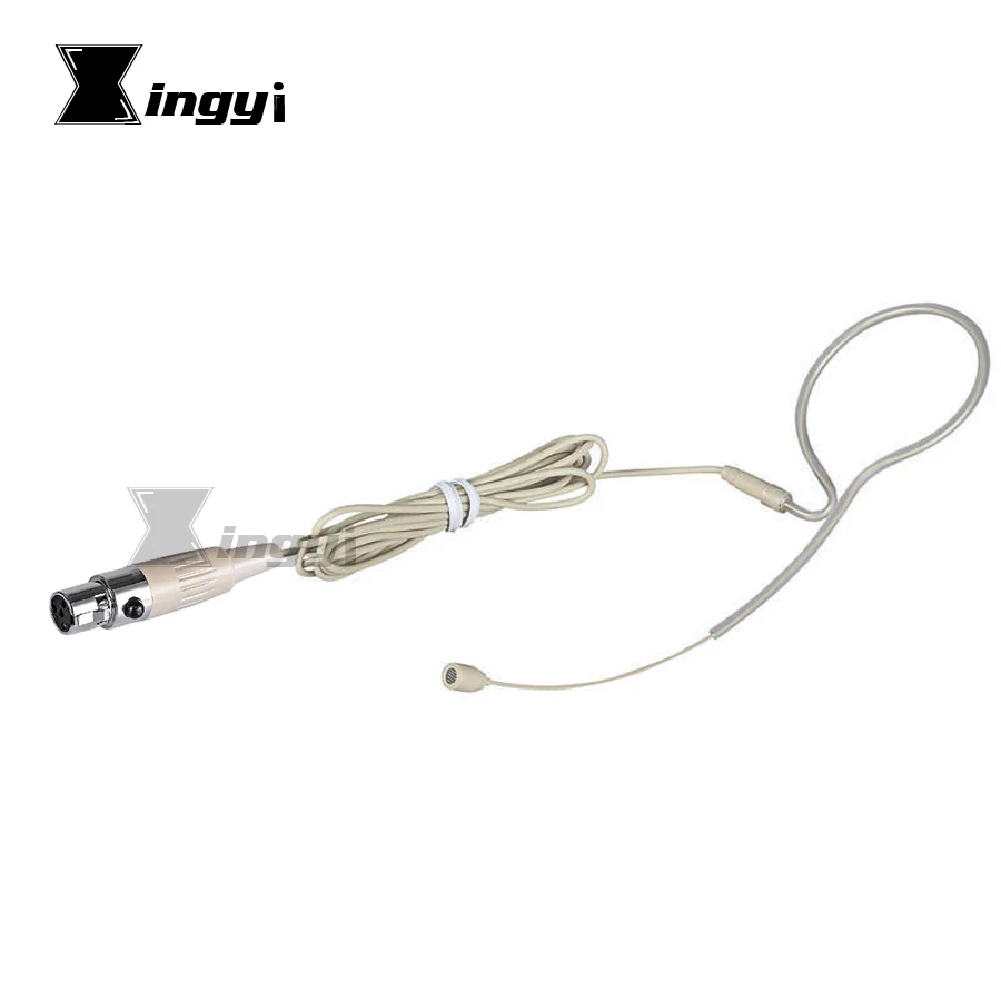 4 шт. мини XLR Pin TA4F проводной одиночный ушной крючок головной конденсаторный