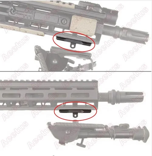 Тактический низкопрофильный AR15 винтовка аксессуар M-LOK сошки крепление Handguard адаптер Harris Bipods Пикатинни для охоты VI05070