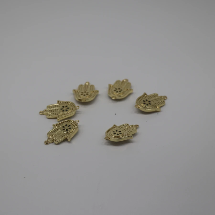 1 дюжина Новый 6 мм титана AB Druzy Agates Conector Золотая тарелка ожерелье кулон ладонь