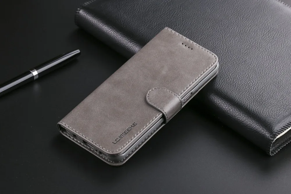 Роскошный кожаный чехол-книжка с магнитным отделением для карт для samsung S10 S10e S9 S8 S7 S6 Edge Plus Note 8 9 S10 Lite чехол-кошелек для телефона
