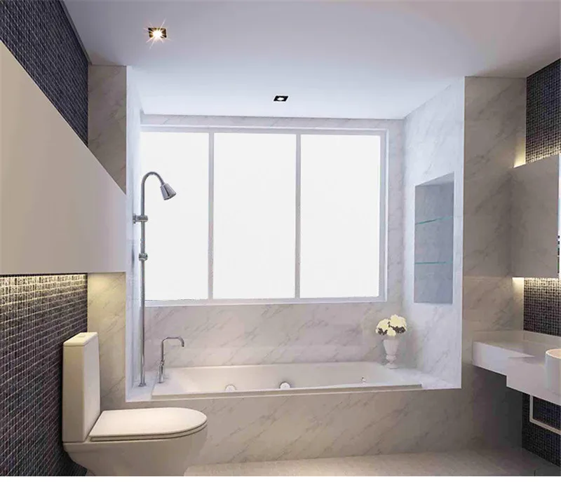 60*200cm/lot Decorative Self Adhesive Films Protect Privacy Static Window Film No Glue Removed Pure White Bathroom Office | Дом и сад