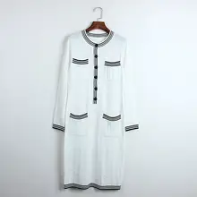 Летние и весенние Семейные платья платье для матери Белое черное