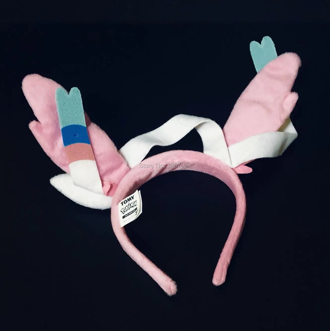 Костюм Sylveon EEVEE с ушками, повязка на голову для косплея, плюшевая повязка на голову для взрослых/детей, подарок