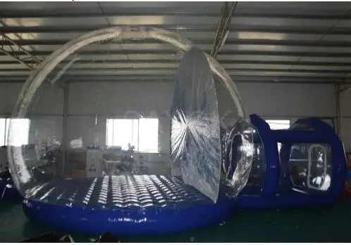 L5X3m(diameter3M) Прозрачный надувной тент прозрачный пузырь дом один туннель надувной пузырь палатка - Цвет: L5X3m(diameter3M)