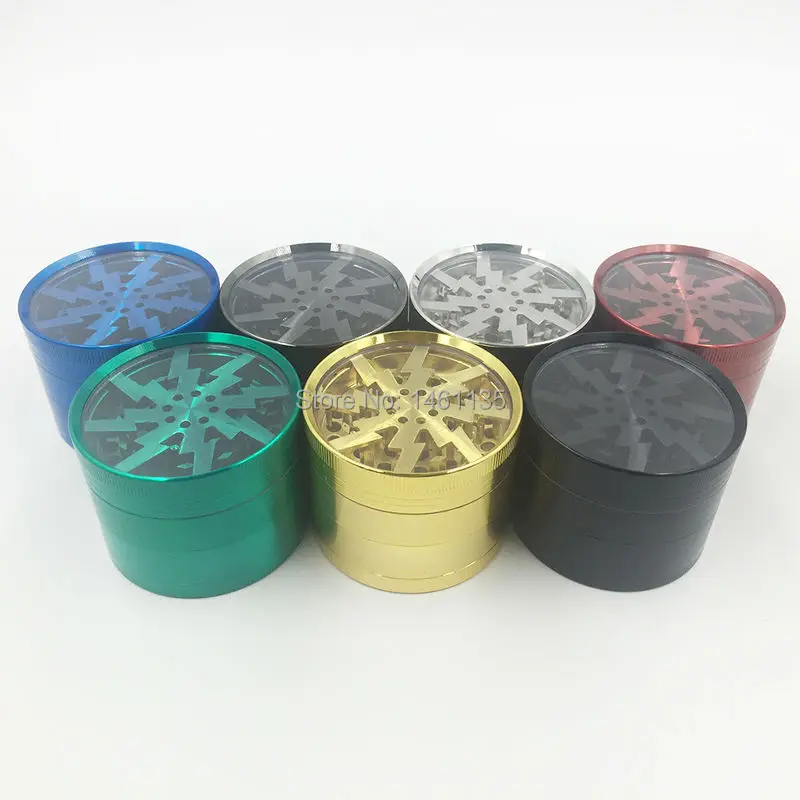 

New metal lightning stripe grinder herb, mill tobacco weed,Hand Muller Smoke Herbal Herb Grinder Free Shipping