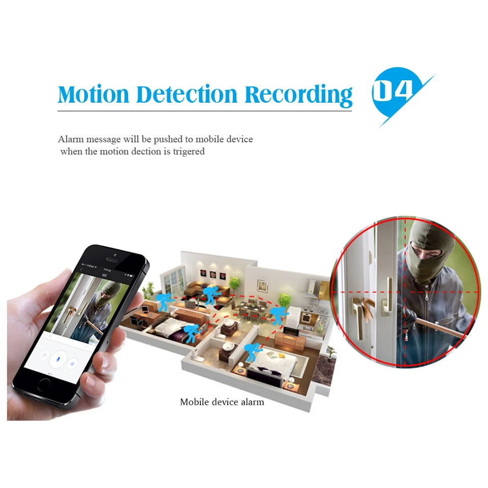 IP камера BESDER Full HD 1080P 12 в пост. Тока/48 В с датчиком движения|hd 1080p ip camera|1080p cameraip camera |