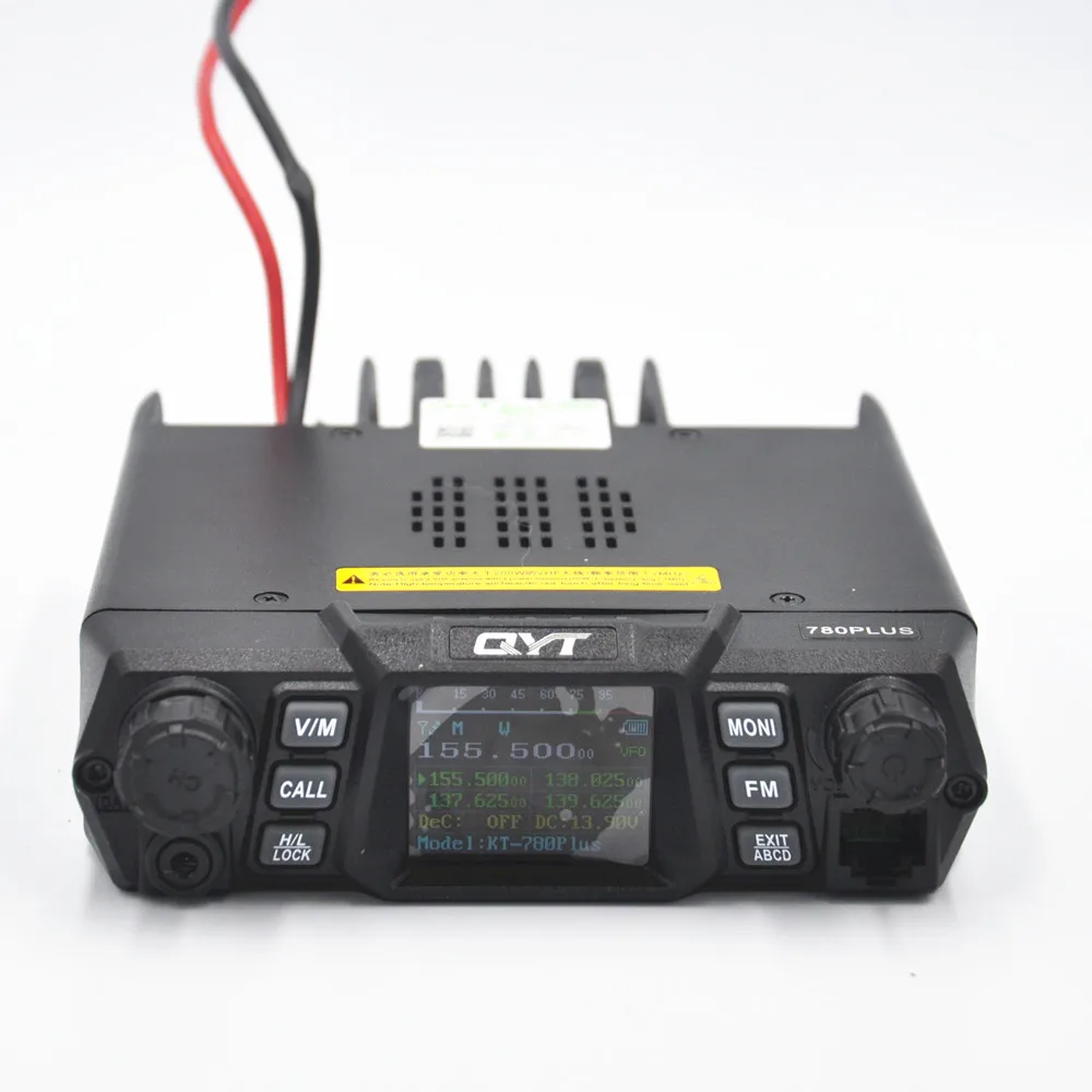 Супер высокая мощность QYT KT-780 plus 100 Вт мощная Мобильная рация VHF 136-174 50-100 км