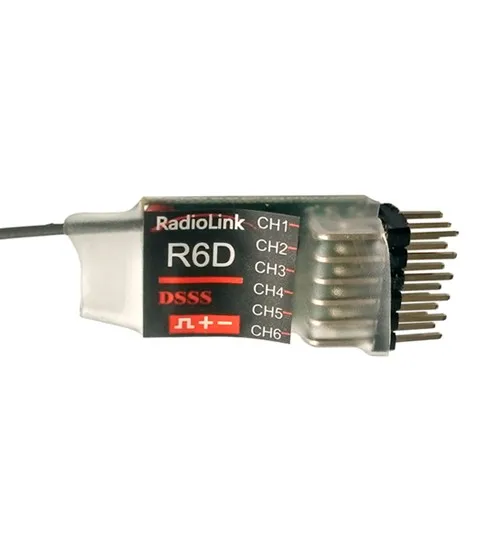 

2 шт./лот Radiolink R6D 6-CH 2,4 GHz приемник DSSS для передатчика AT9 и AT10