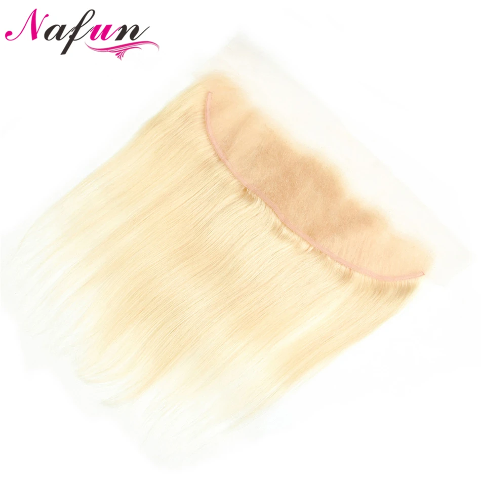 NAFUN волосы 613 фронтальные малазийские прямые 13*4 фронтальная кружевная застежка