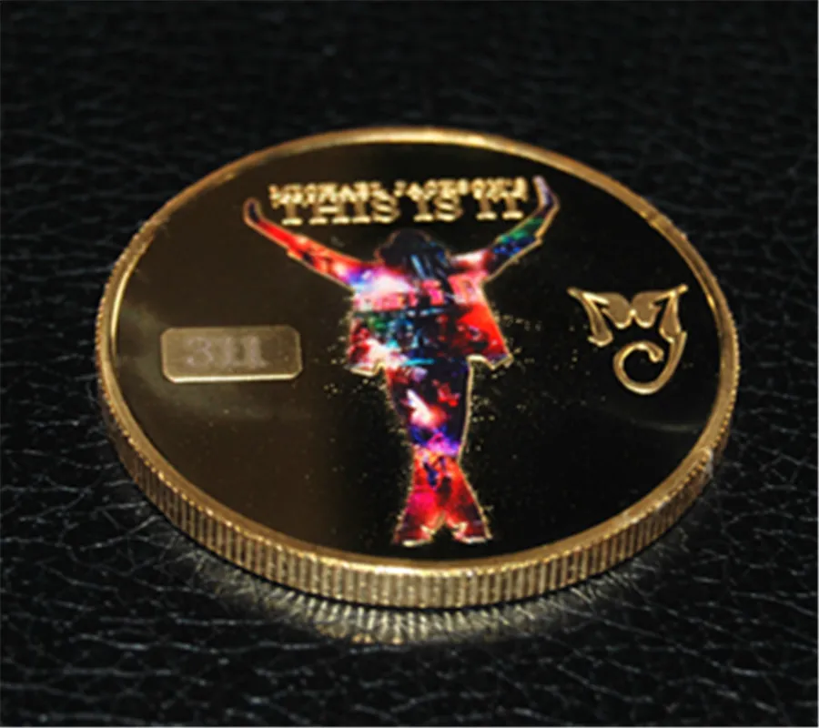 2 шт./партия памятные монеты король поп | Дом и сад